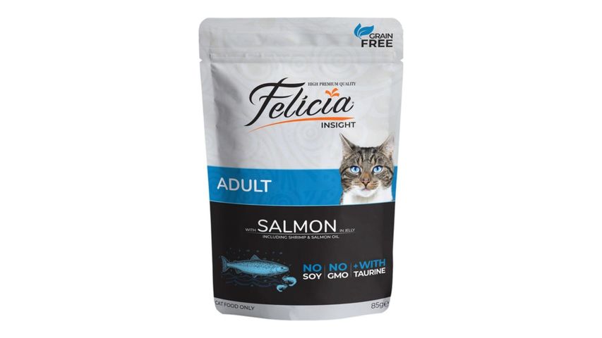 Felicia Somonlu Tahılsız Yetişkin Yaş Kedi Maması 85 g