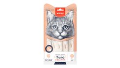 Wanpy Creamy Somonlu & Ton Balıklı Kedi Ödül Maması 5 x 14 g
