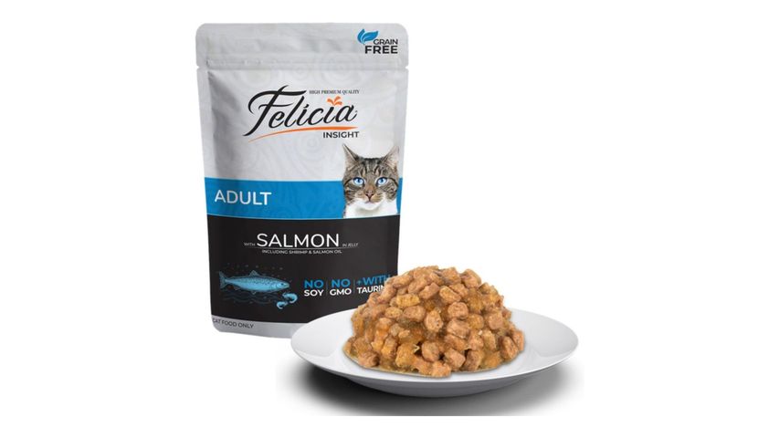 Felicia Somonlu Tahılsız Yetişkin Yaş Kedi Maması 85 g