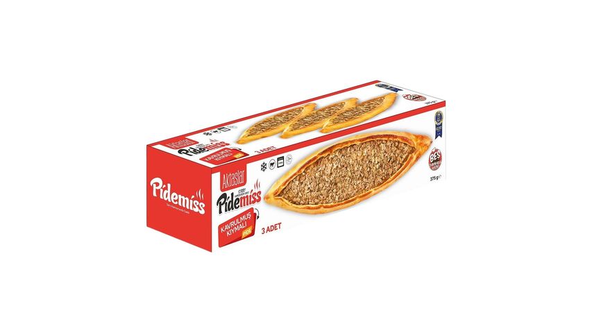 Pidemiss Kavrulmuş Kıymalı Pide 3 x 125 g