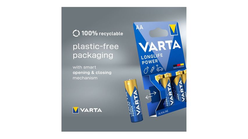Varta Longlife Power AA Alkalin Pil 4'lü Paket