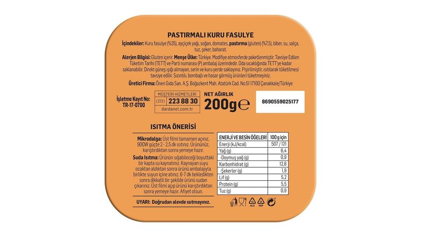 Dardanel My Mother's Kitchen Baked Beans with Pastrami 200 g