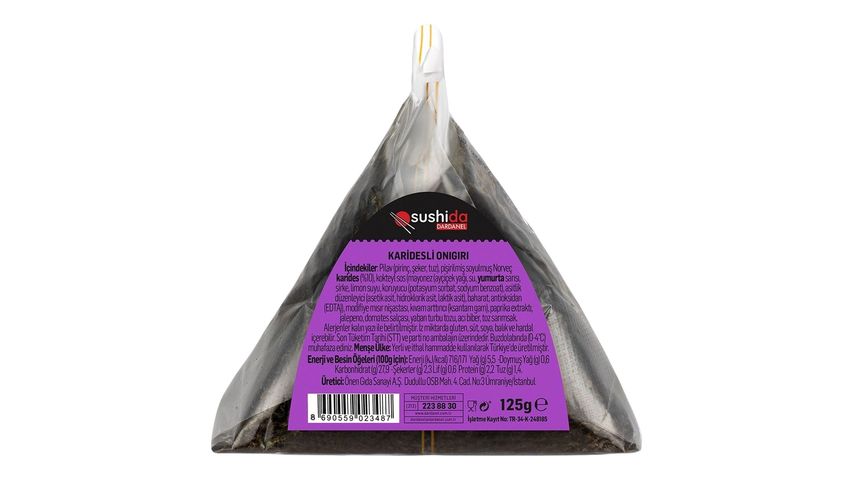 Sushida Karidesli Onigiri 125 g