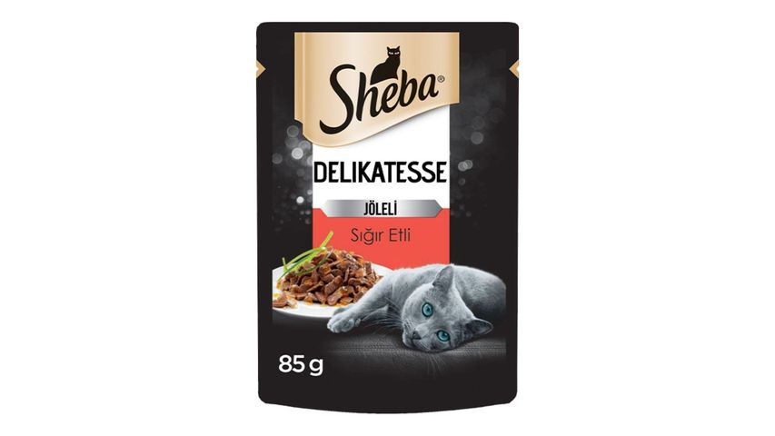 Sheba Pouch Beef Cat Food 85 g