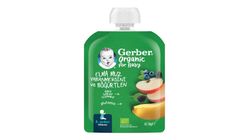 Gerber Organic Banana, Blueberry, Blackberry Apple Puree 90 g