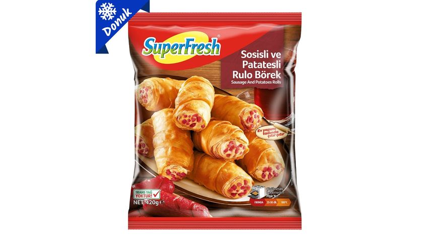 SuperFresh Sausage & Potato Rolled Pastry 420 g