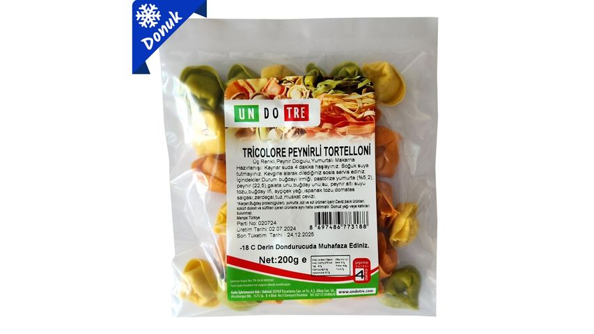 Undotre Tricolore Peynirli Tortelloni 200 g