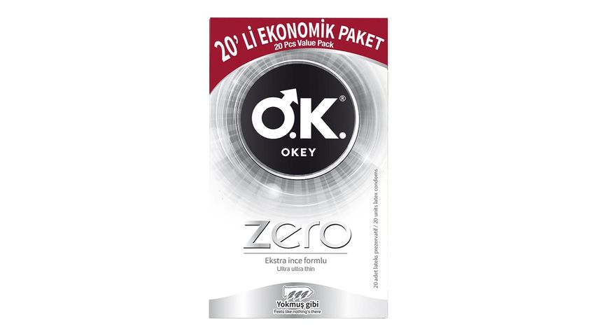 Okey Zero Economic Condoms 20 Pack