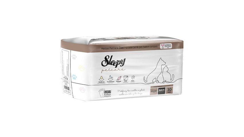 Sleepy Petcare Bakım Örtüsü 30 adet