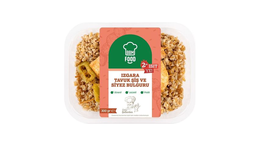 BBM Food Grilled Chicken Skewers & Siyez Bulgur 300 g