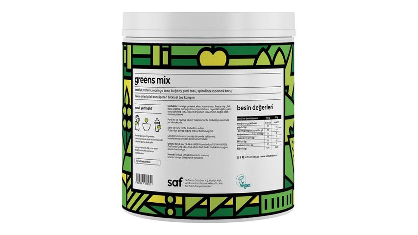 Saf Greens Mix 360 g