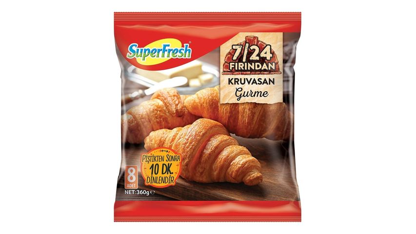 SuperFresh Baked Gourmet Croissants 8 pcs 360 g