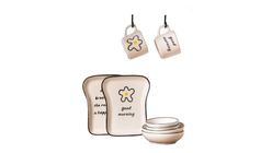 Finehome Rione 8-Piece Breakfast Set for 2 People