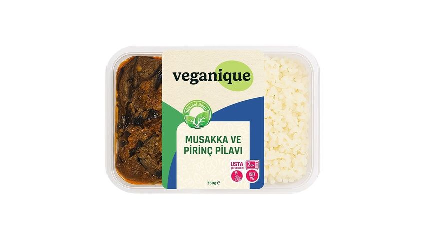 Veganique Vegan Musakka & Pirinç Pilavı 350 g