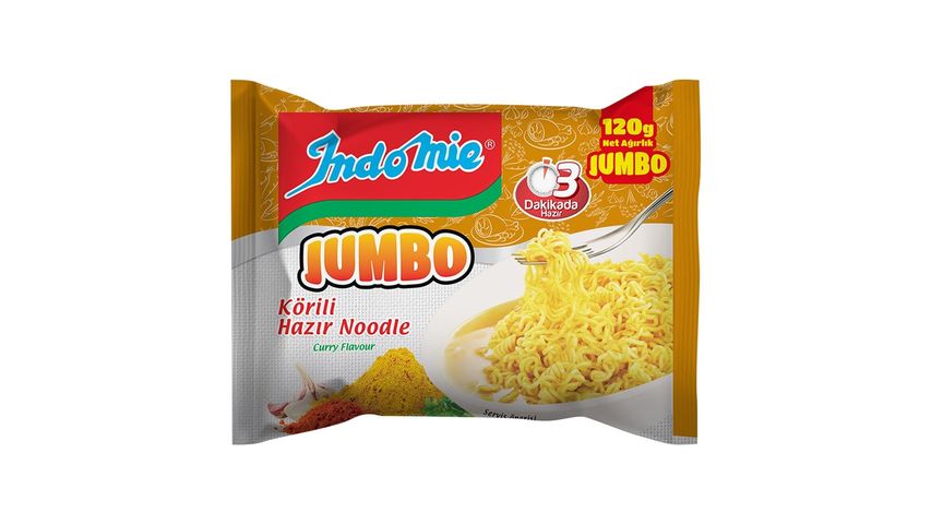 Indomie Jumbo Paket Körili Noodle 120 g