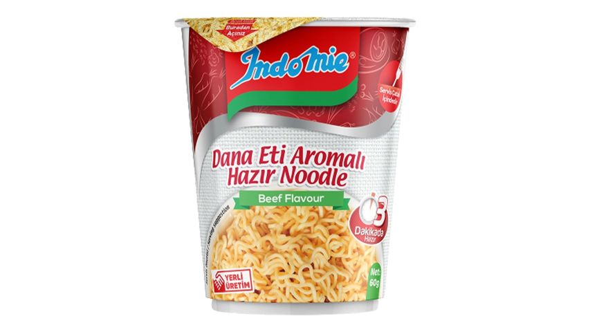Indomie Bardak Dana Eti Aromalı Noodle 60 g
