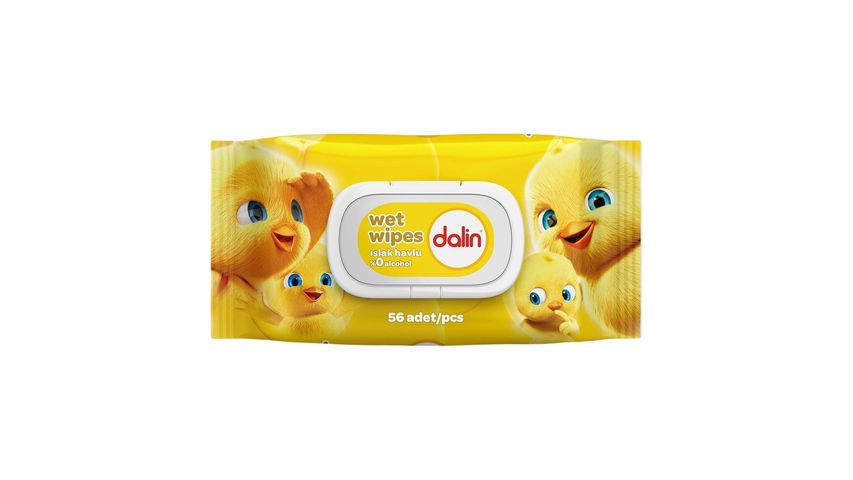 Dalin Classic Wet Towel Cover 3 x 56 Pcs