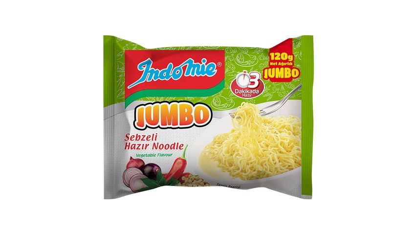 Indomie Jumbo Paket Sebzeli Noodle 120 g