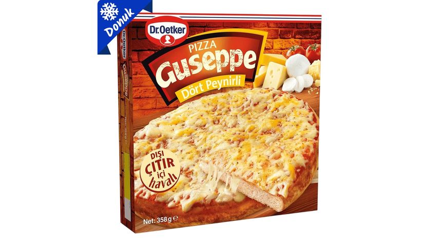 Dr. Oetker Guseppe Dört Peynirli Pizza 358 g