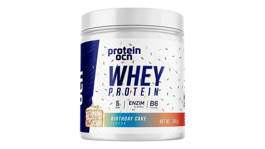 Protein Ocean Whey Birthday Cake Aromalı Protein Tozu 200 g