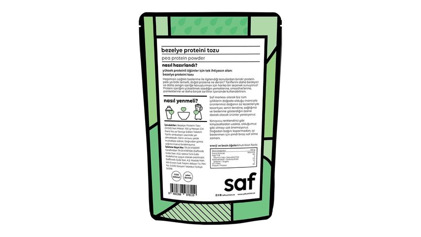 Saf Bezelye Protein Tozu 100 g