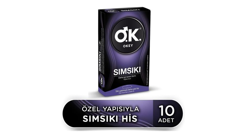 Okey Sımsıkı Prezervatif 10'lu