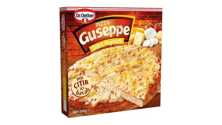 Dr. Oetker Guseppe Dört Peynirli Pizza 358 g