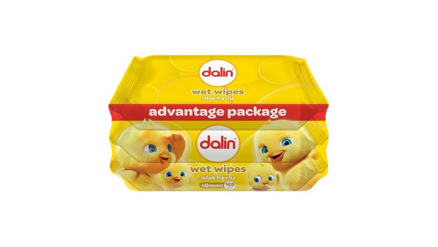 Dalin Classic Wet Towel Cover 3 x 56 Pcs