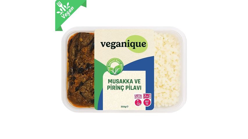 Veganique Vegan Musakka & Pirinç Pilavı 350 g