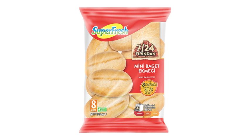 SuperFresh Mini Baget Ekmeği 300 g