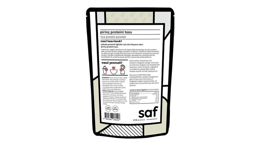 Saf Pirinç Protein Tozu 100 g