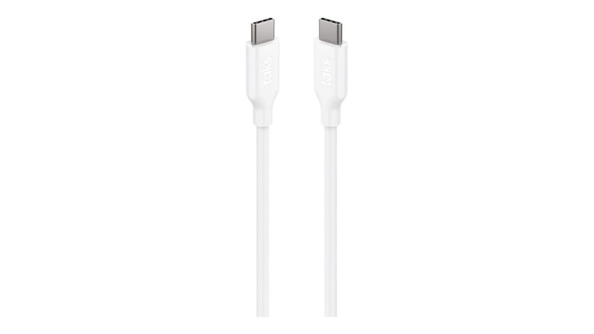 Taks USB-C Hızlı Şarj & Data Kablosu Beyaz 120 cm