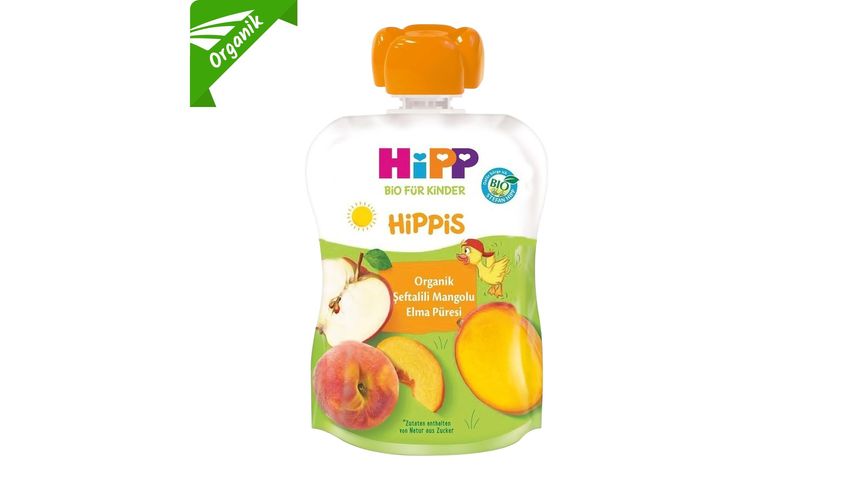 Hipp HiPP Organic Peach Mango Apple Puree 100 g