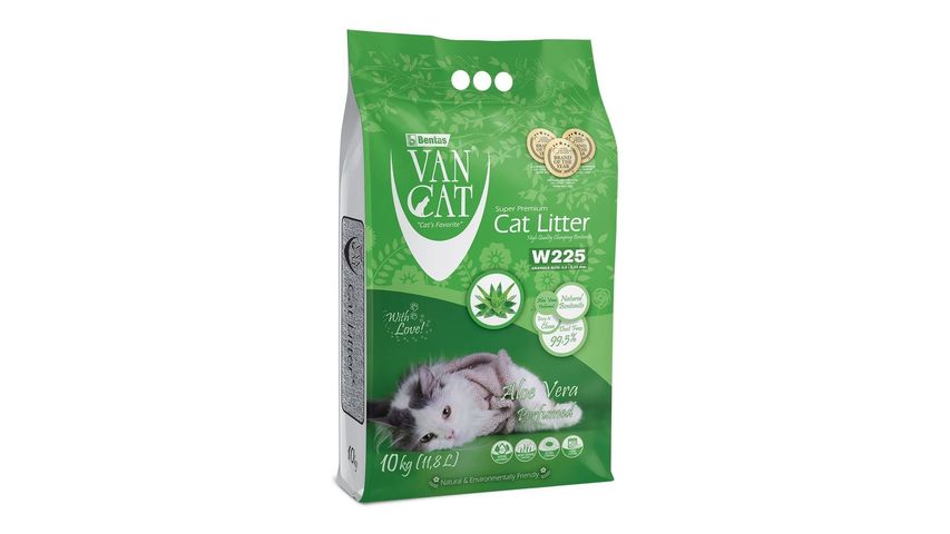 VanCat Aloe Vera Scented Fine-Grain Cat Litter 10 kg