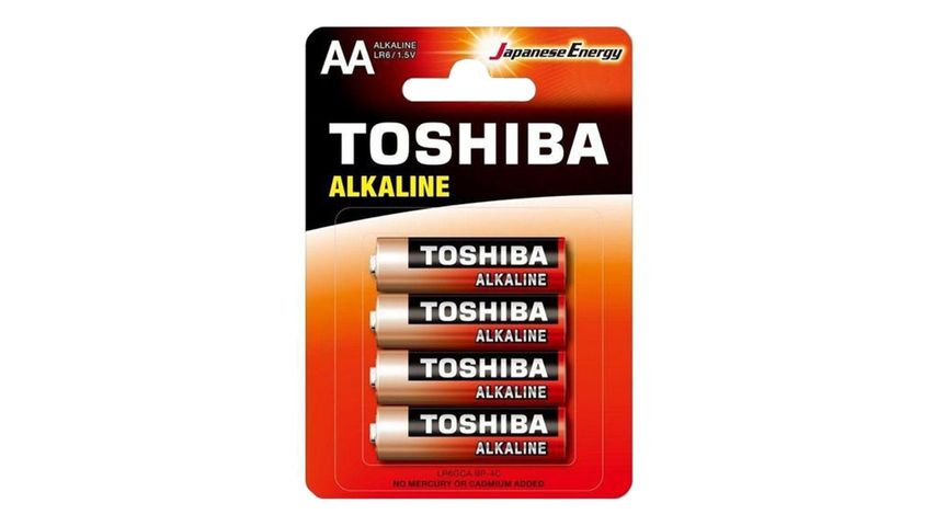 Toshiba LR6B Alkaline AA Battery 4 pcs