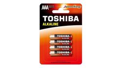 Toshiba LR03 Alkaline AAA Battery 4 pcs