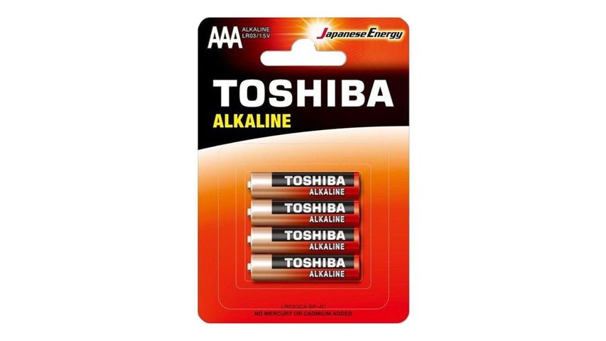 Toshiba LR03 Alkaline AAA Battery 4 pcs