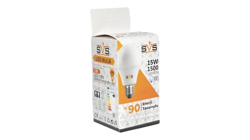 SVS LED Yellow Bulb 15W 3000K