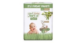 Baby Turco Doğadan Maxi 4 Numara 82'li Cırtlı Bebek Bezi