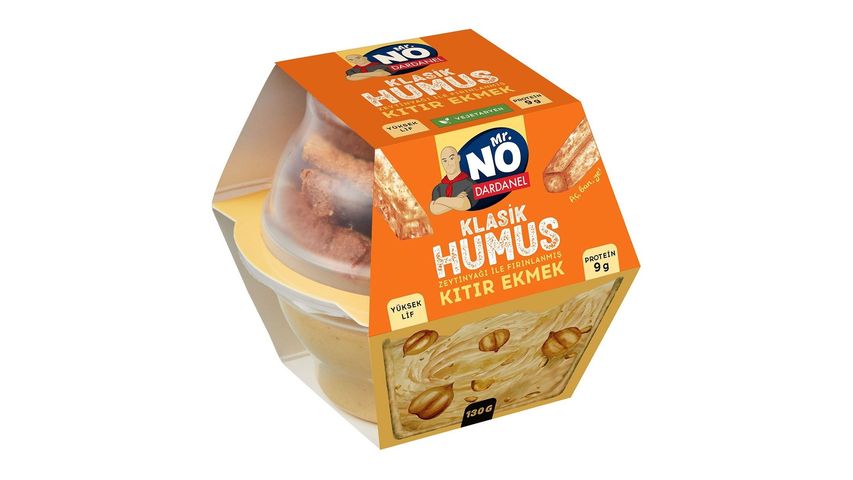 Mr. NO Humus Klasik Kıtır Ekmekli 130 g