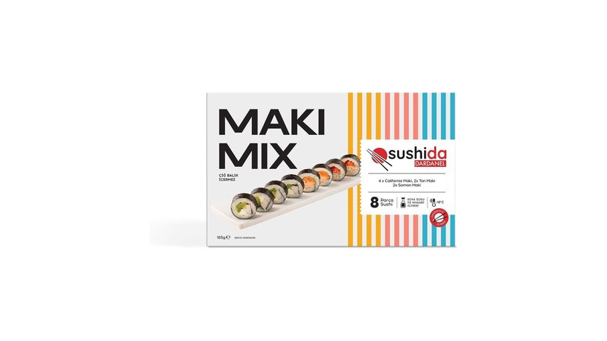 Sushida Maki Mix Donuk 185 g