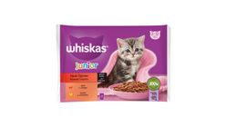 Whiskas Multipouch Kitten Meat Varieties Cat Food 4 x 85 g