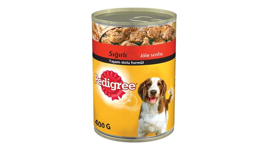 Pedigree Konserve Sığır Etli Yetişkin Köpek Maması 400 g