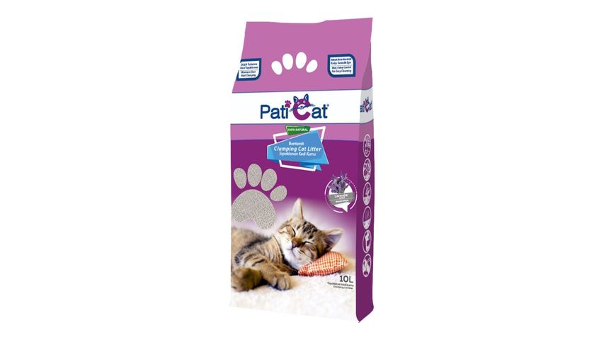 Paticat Lavender Scented Thick-Grain Cat Litter 10 L