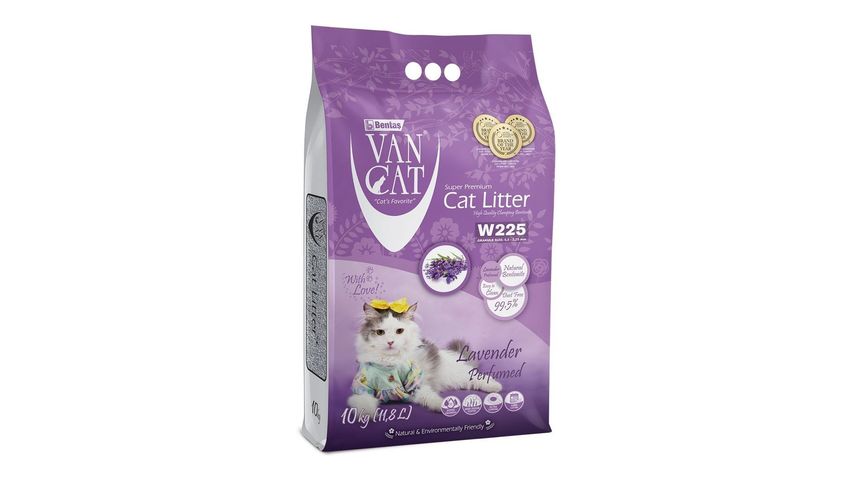 VanCat Lavanta Kokulu İnce Taneli Kedi Kumu 10 kg