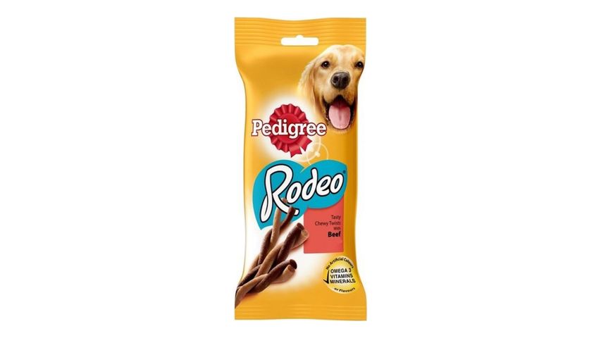Pedigree Rodeo Beef Dog Treat 70 g