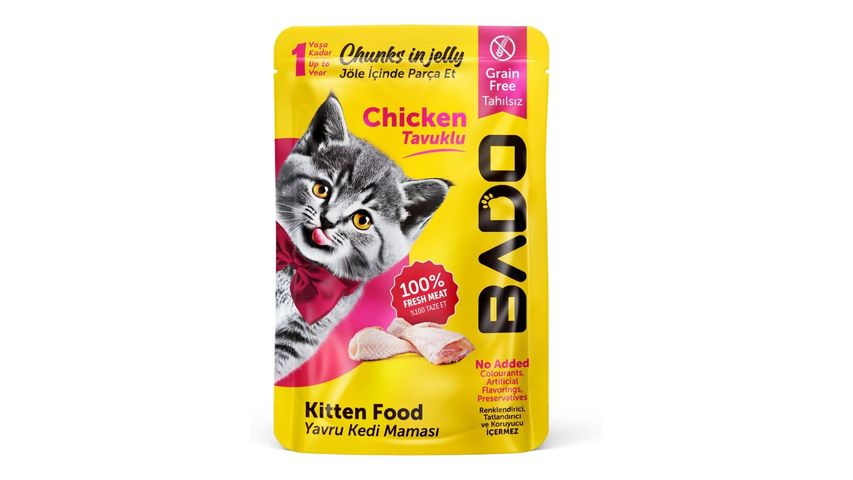 Bado Yavru Kedi Tavuklu Yaş Mama 85 g