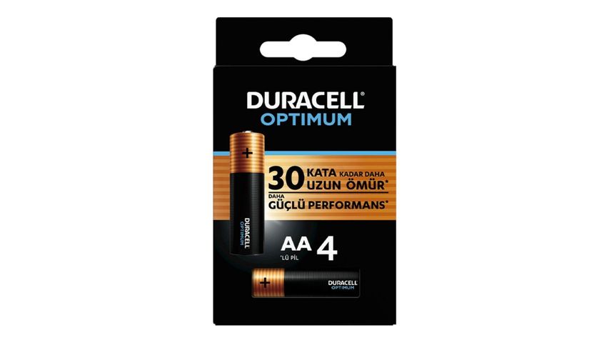 Duracell Optimum Kalın Kalem Pil 4'lü AA