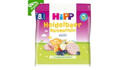 HiPP Organik Yaban Mersinli Pirinçli Bebek Gofreti 30 g