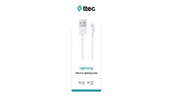 ttec Beyaz iPhone Şarj Kablosu 100 cm